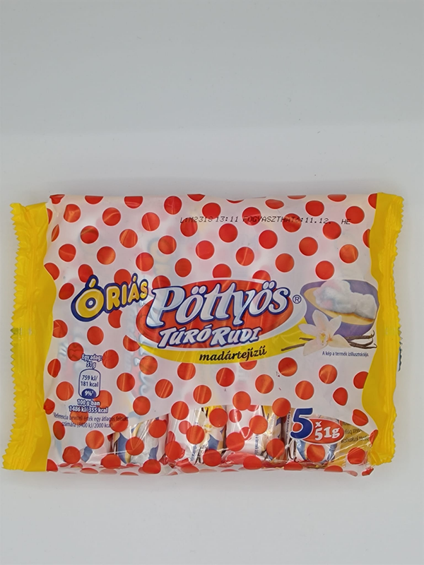Pöttyös rudi Óriás madártejes