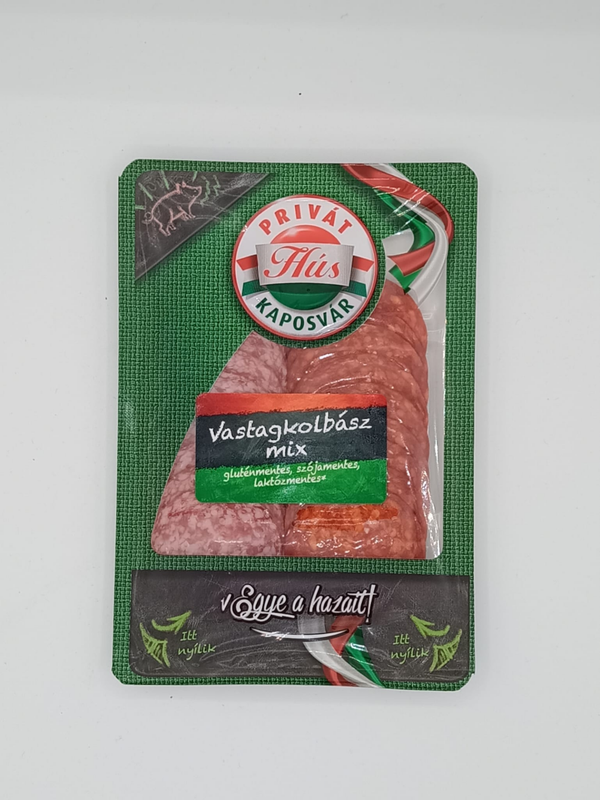 Privát Hús - Szeletelt vastagkolbász mix
