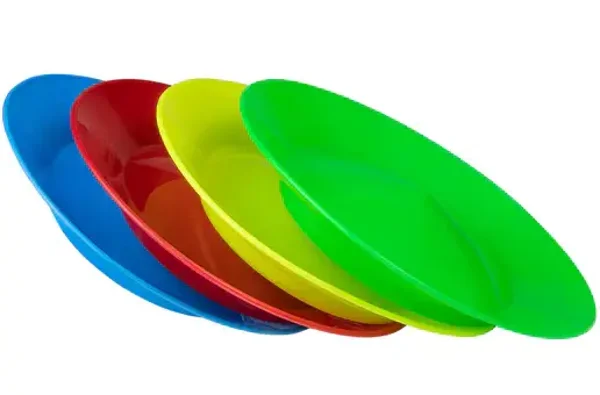 Spinning Plate & stick set x4