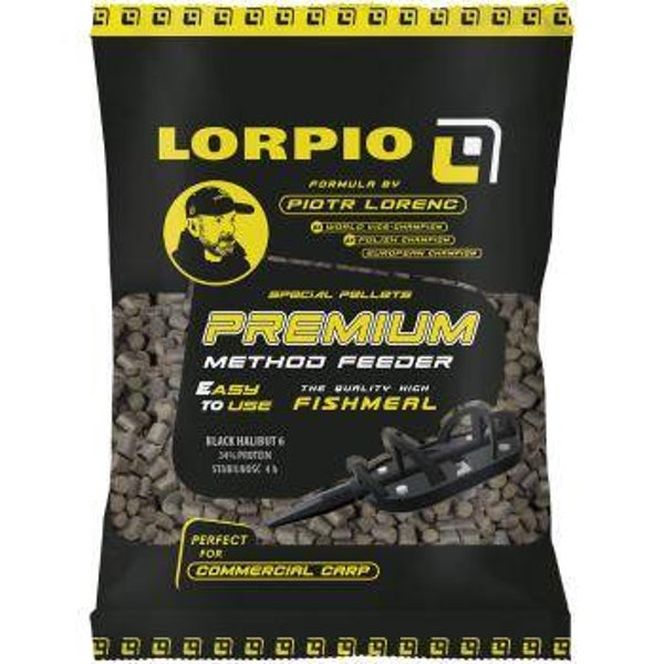 PELLET LORPIO BLACK HALIBUT 2,0mm 700g