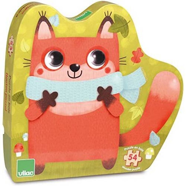Vilac - Houten puzzel - kleine vos ( 54 stukjes)