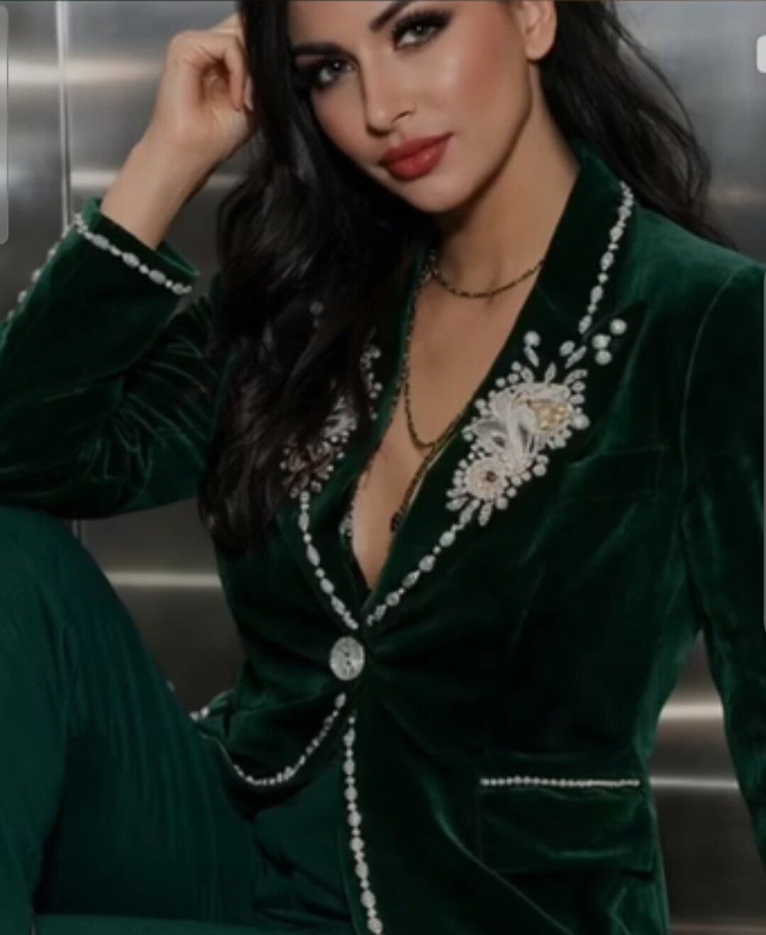 Veste "émeraude "