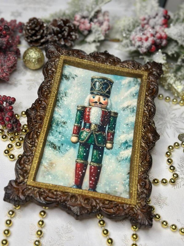 Gingerbread Framed Painting