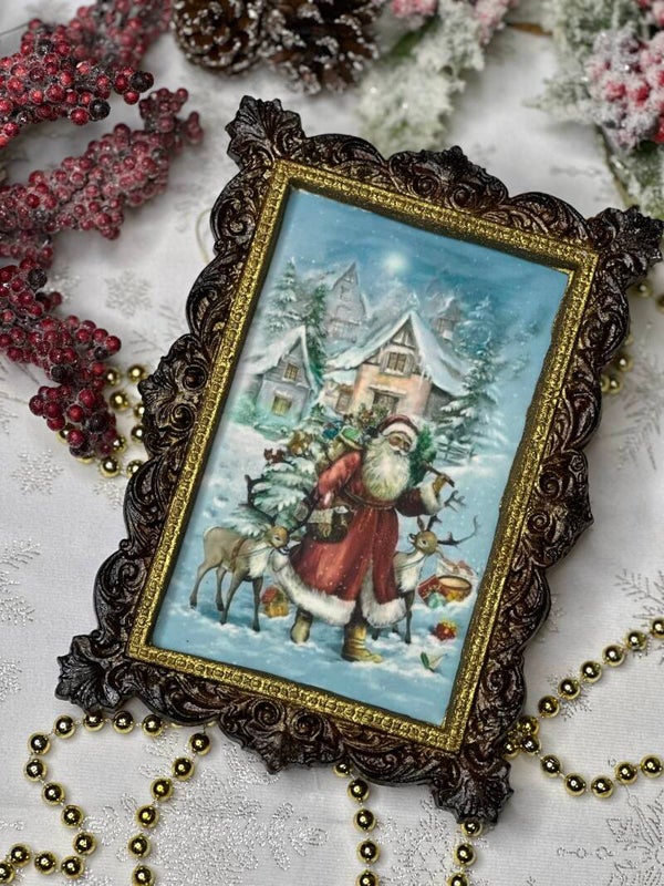 Gingerbread Framed Painting