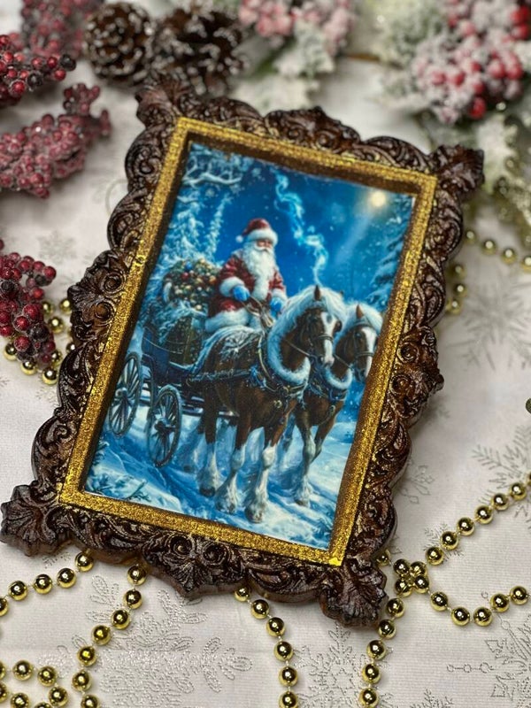 Gingerbread Framed Painting