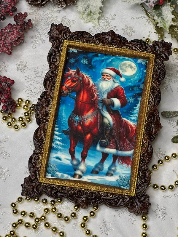 Gingerbread Framed Painting