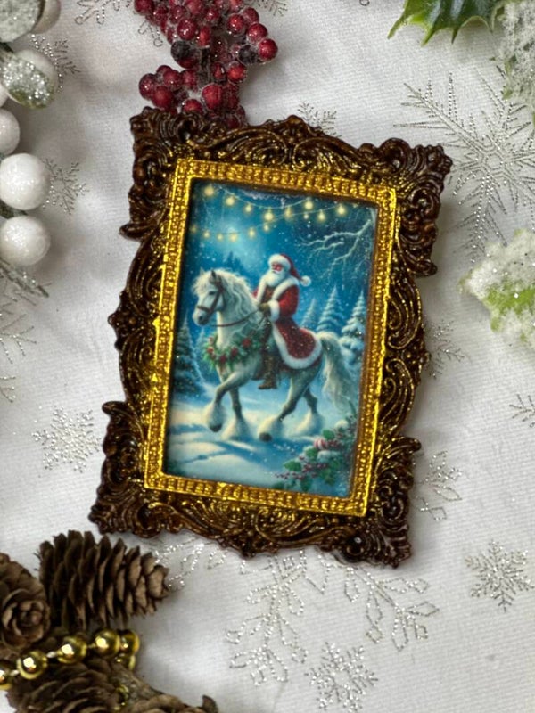 Small Gingerbread Framed Painting