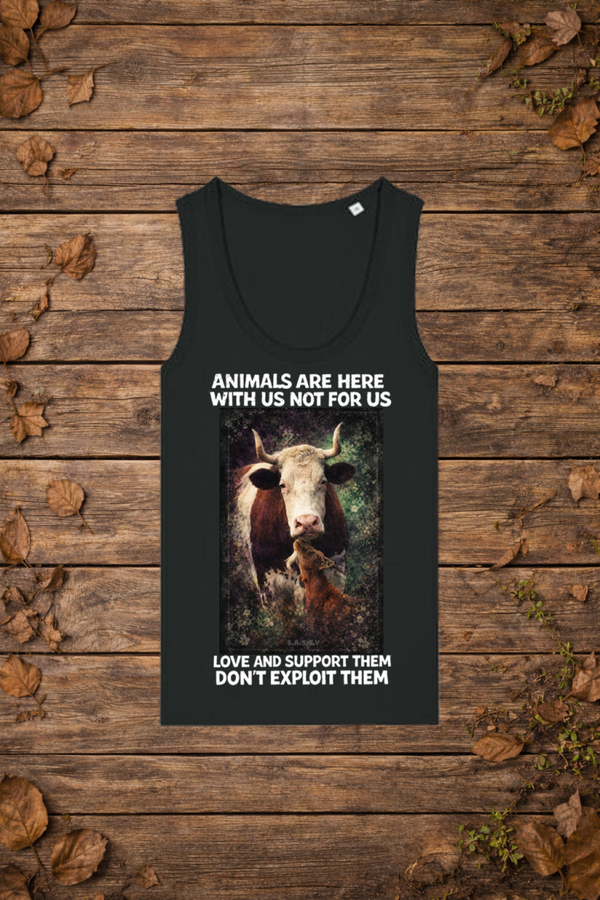 animals are here with us (tanktop vrouw)