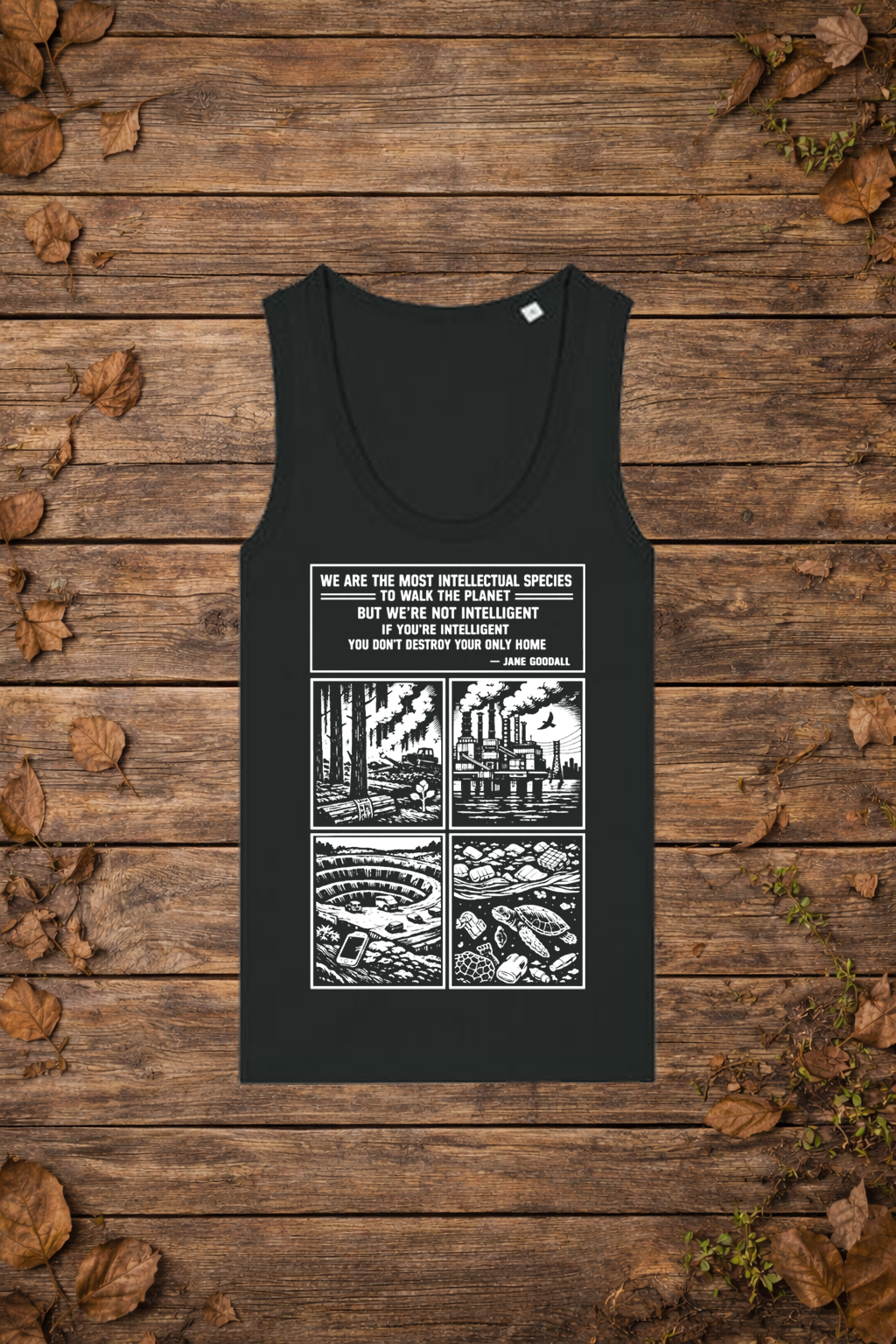 Jane Goodall (tanktop vrouw)