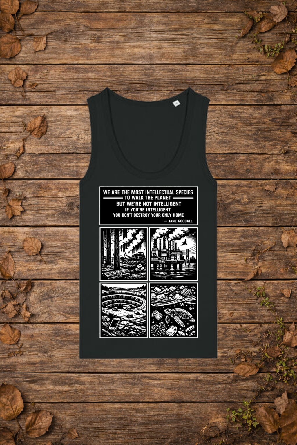 Jane Goodall (tanktop vrouw)