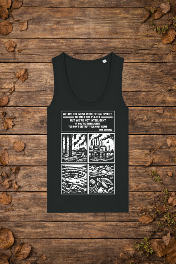 Jane Goodall (tanktop vrouw)