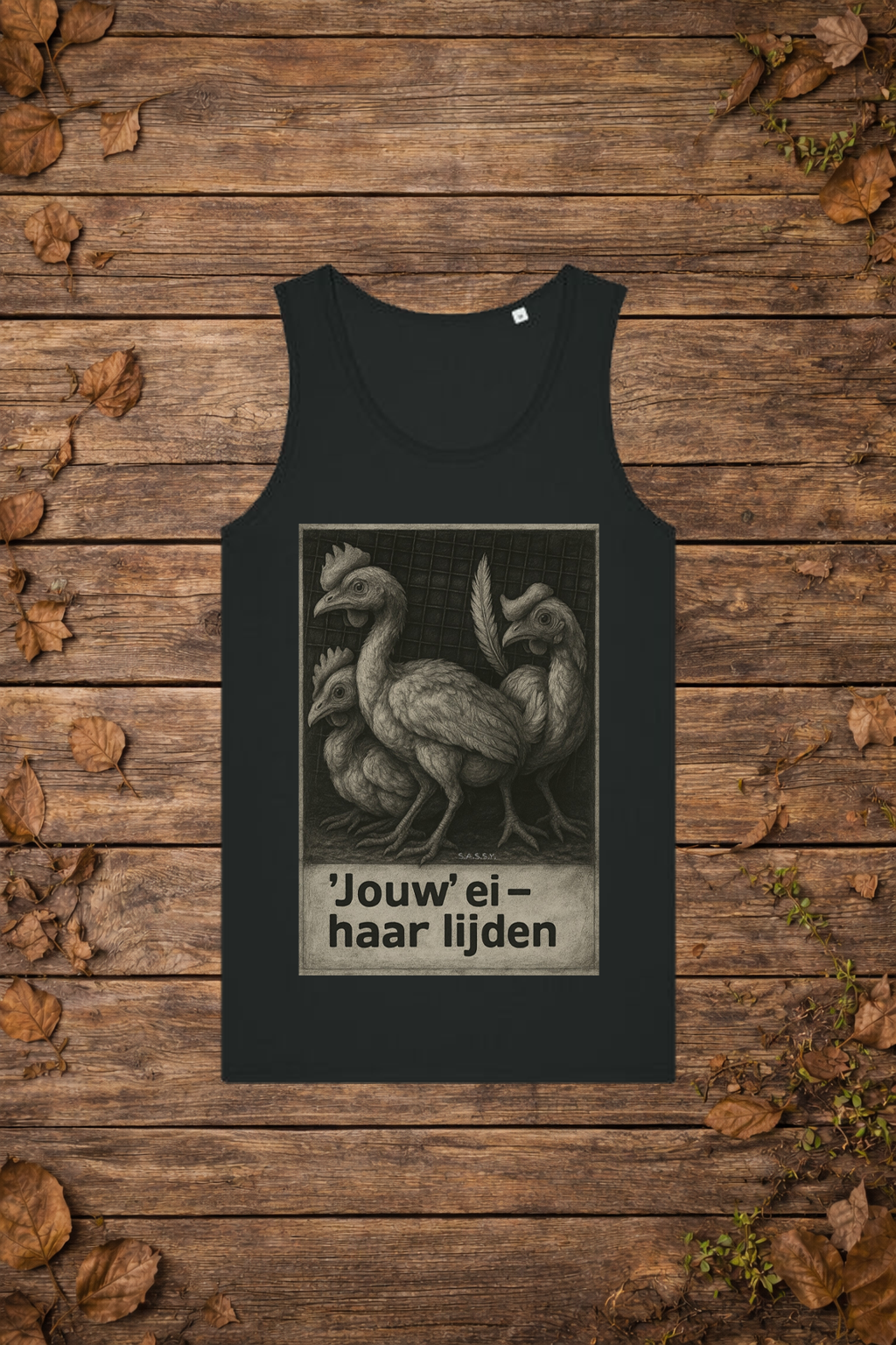 'jouw' ei - haar lijden (tanktop man)
