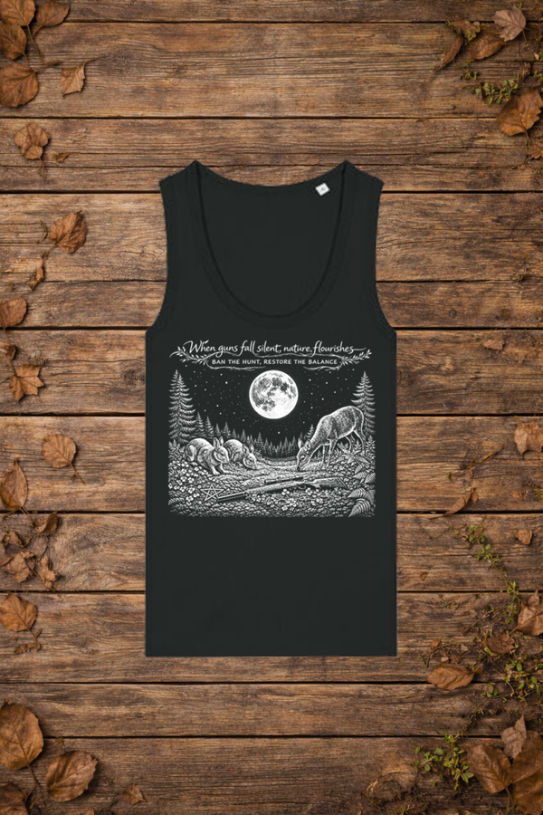 Ban the hunt (tanktop vrouw)