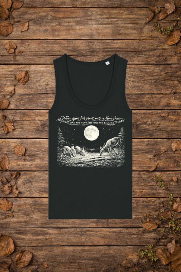 Ban the hunt (tanktop vrouw)