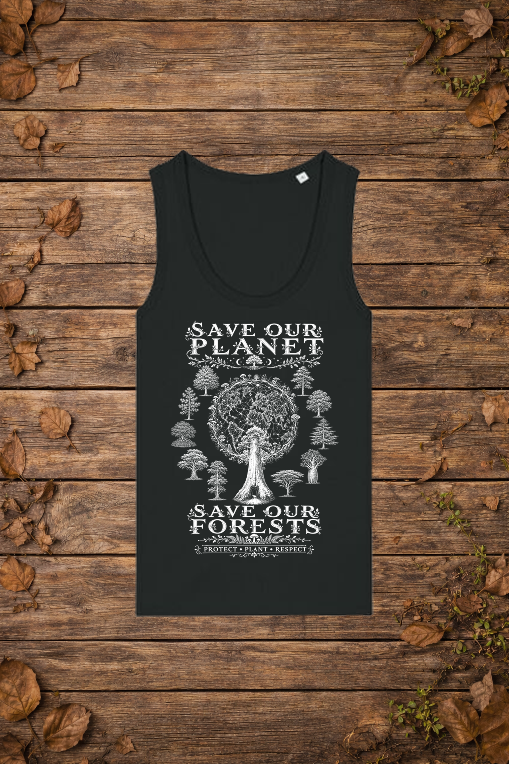 Save the planet (tanktop vrouw)
