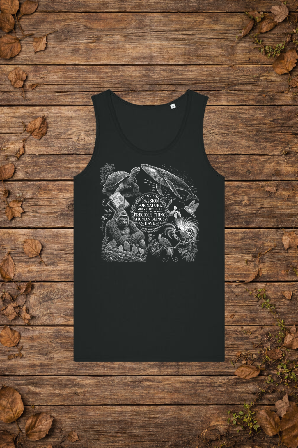 Passion for nature (tanktop man)
