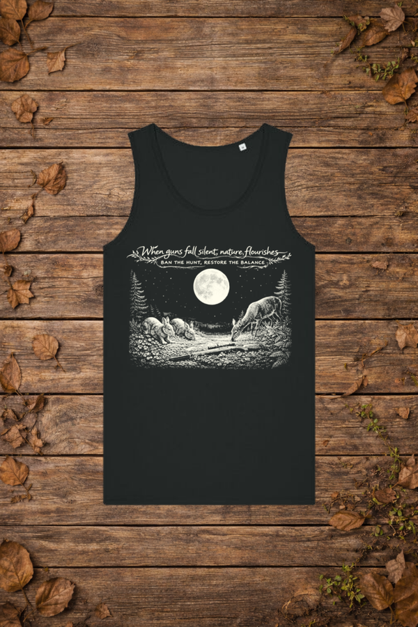 Ban the hunt (tanktop man)