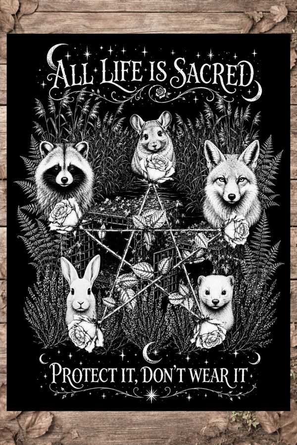 'All life is sacred' - fur edition