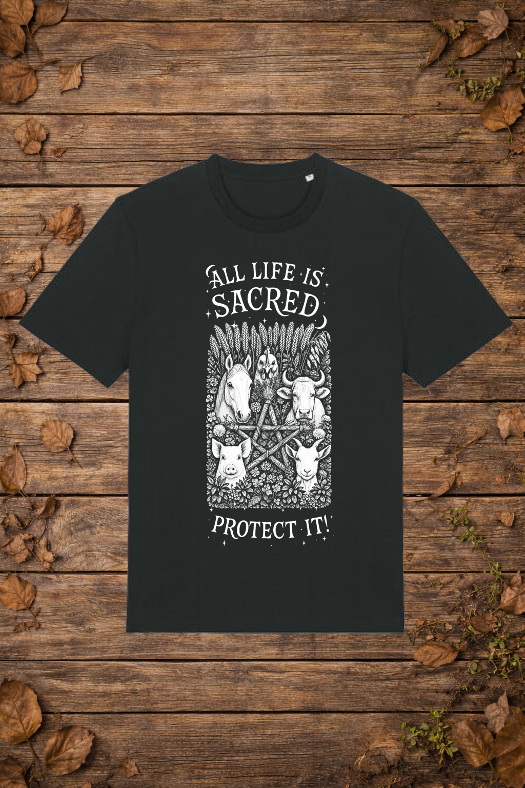 'All life is sacred' farm edition