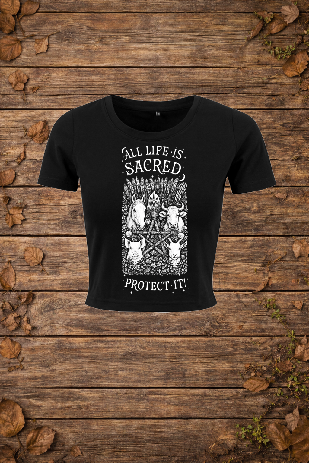 'All life is sacred' farm edition (cropped)