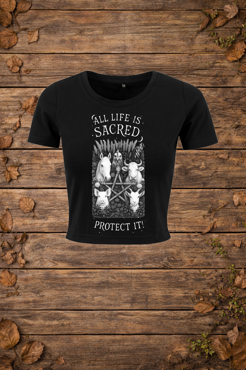 'All life is sacred' farm edition (cropped)