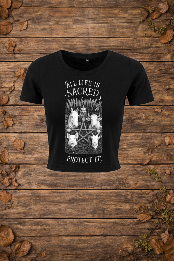 'All life is sacred' farm edition (cropped)
