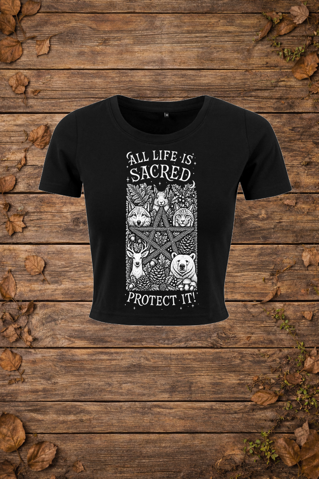 'All life is sacred' forest edition (cropped)
