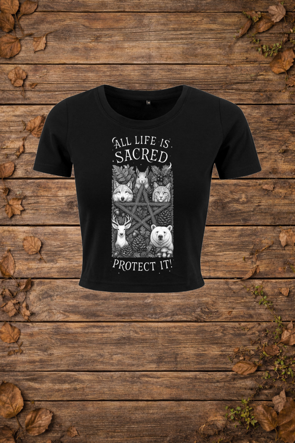 'All life is sacred' forest edition (cropped)