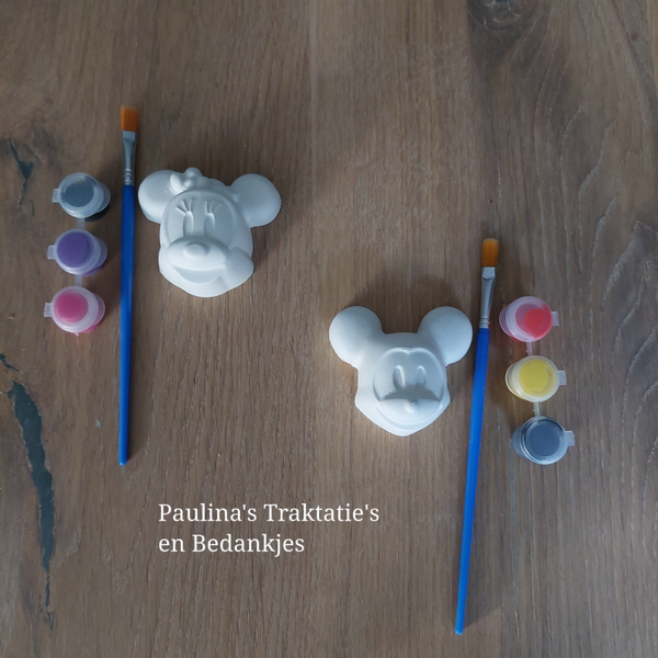 Verfsetje minnie/mickey