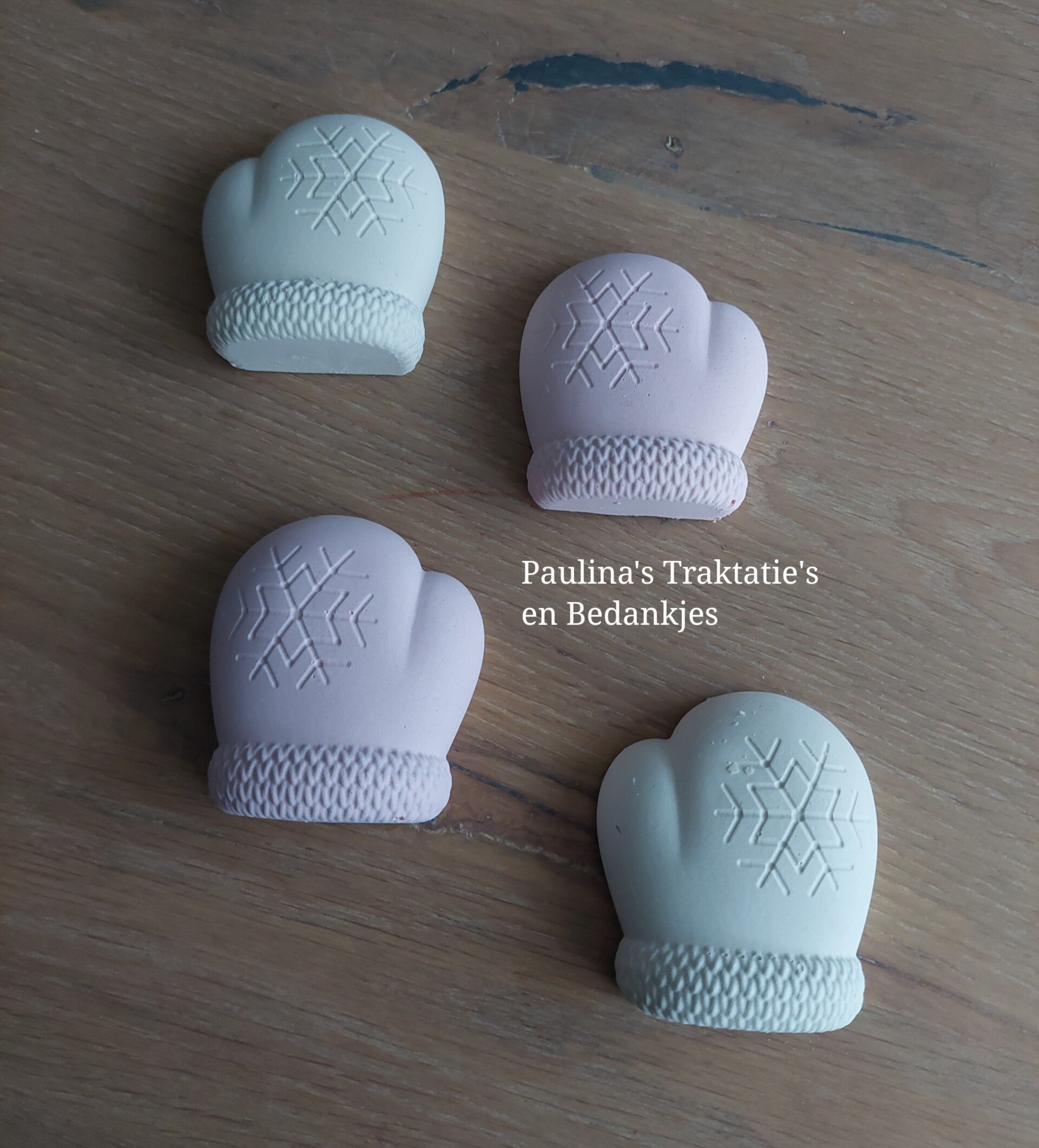 Kerst sneeuwvlok handschoen