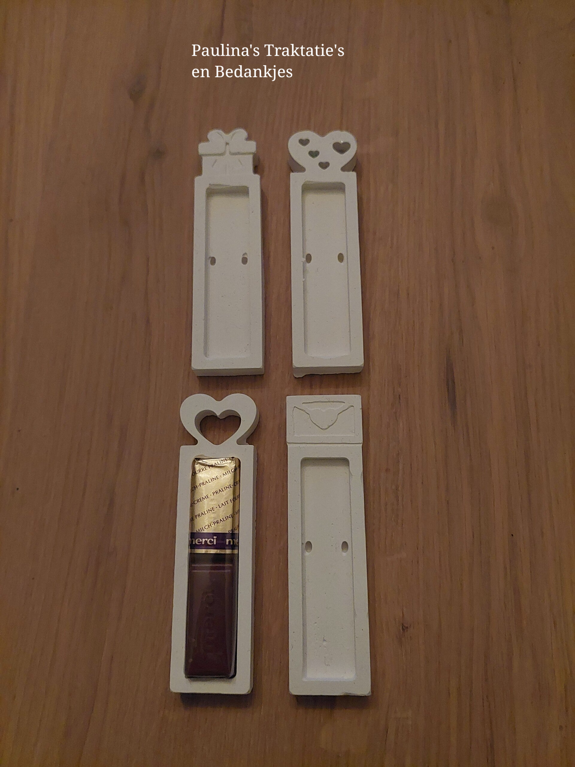 Houder chocolade Merci