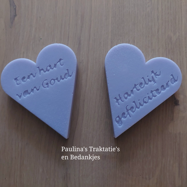 Diverse zeep met tekst