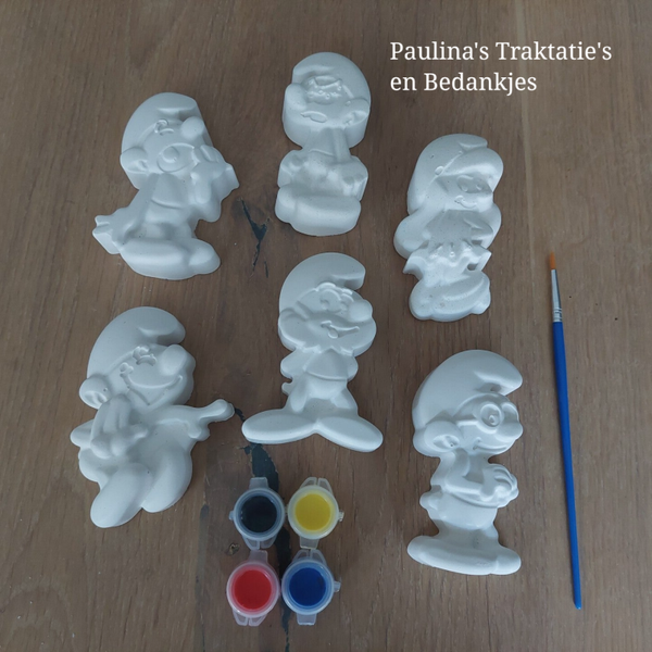 Smurfen verfsetje