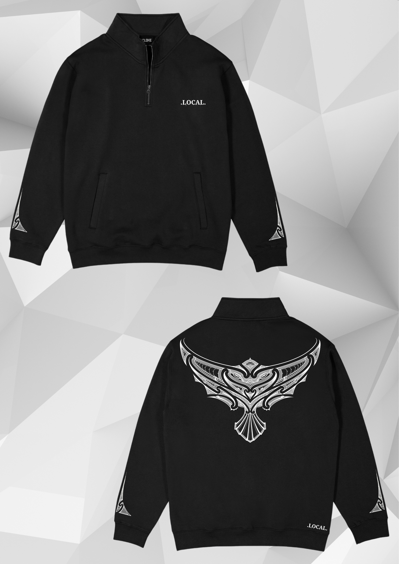 Pīwakawaka sweat shirt for tracksuit