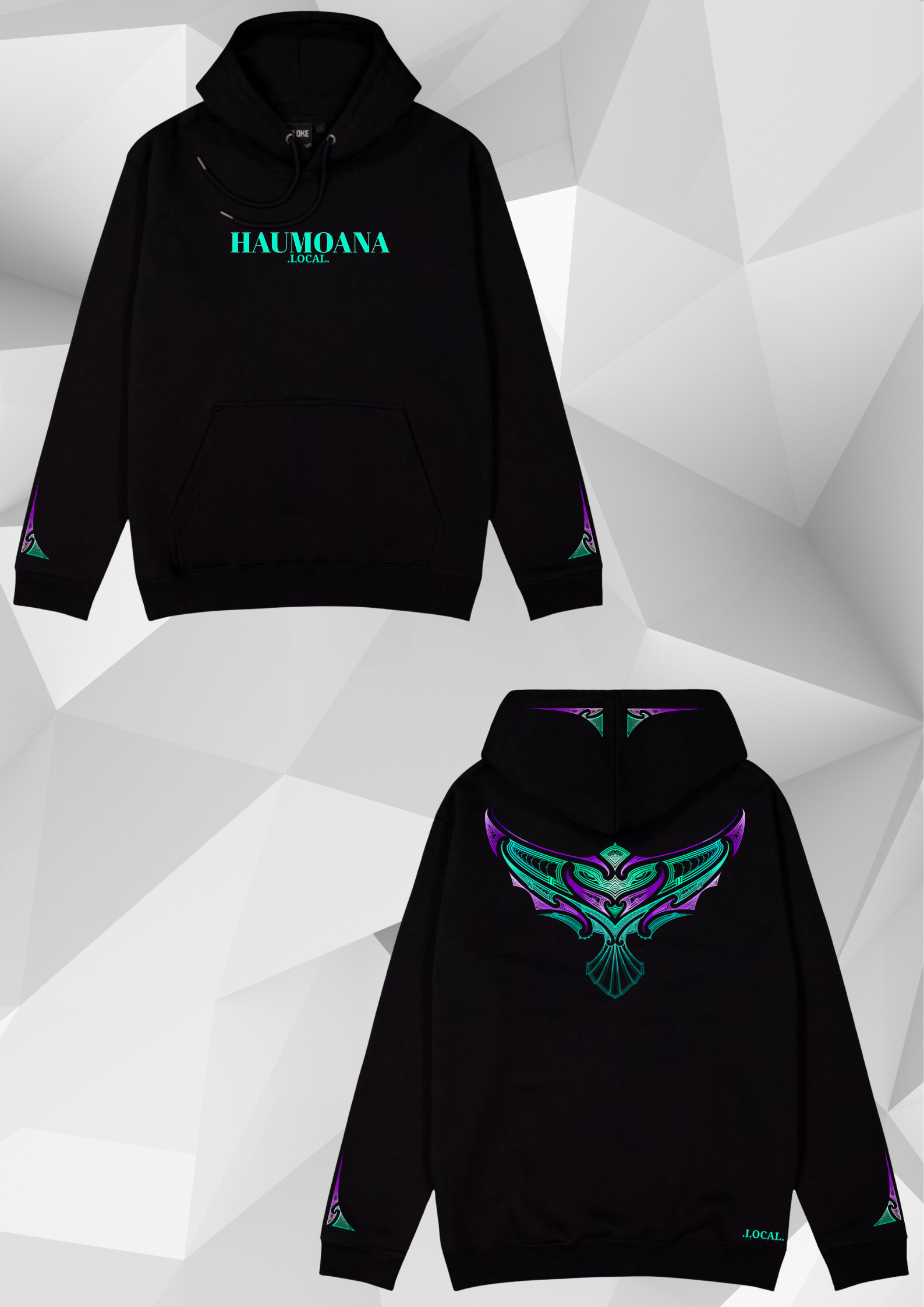 Haumoana Pīwakawaka hoodie