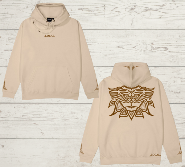 Local Rasta Hoodie - Tan edition