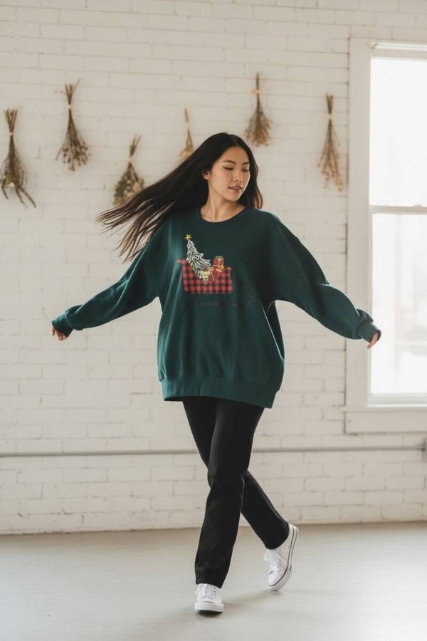 Sudadera Navideña Oversize
