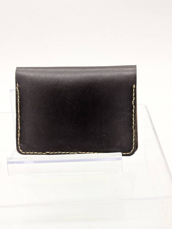 riveted leather wallet