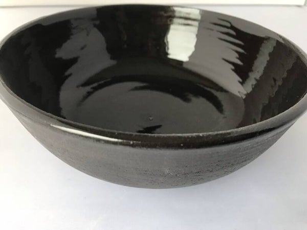 Kom zwarte klei - 000177