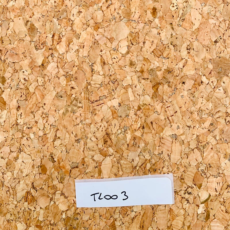 TL003- Tissu de Liège- Naturel- Cuir Extérieur