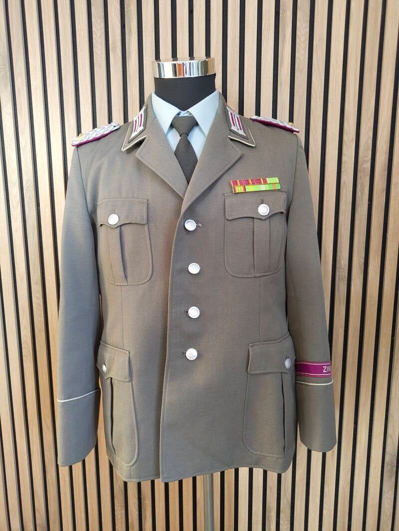 Dienstuniform Oberstleutnant Zivilverteidigung DDR 1978 1984 Uniform ZV Offizier Dienstanzug Rangabzeichen Sammlerstück Civil Defense officer service uniform GDR East Germany uniform