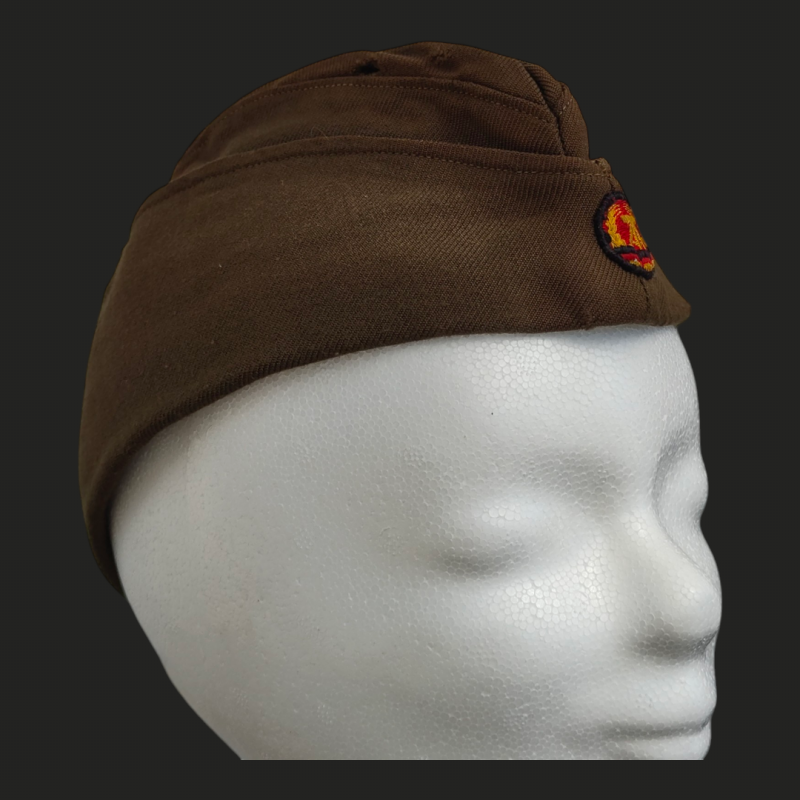 Schiffchen Luftschutz DDR 1960er LS Kopfbedeckung Uniform Mütze Kokarde Sammlerstück Air defense side cap GDR East Germany uniform
