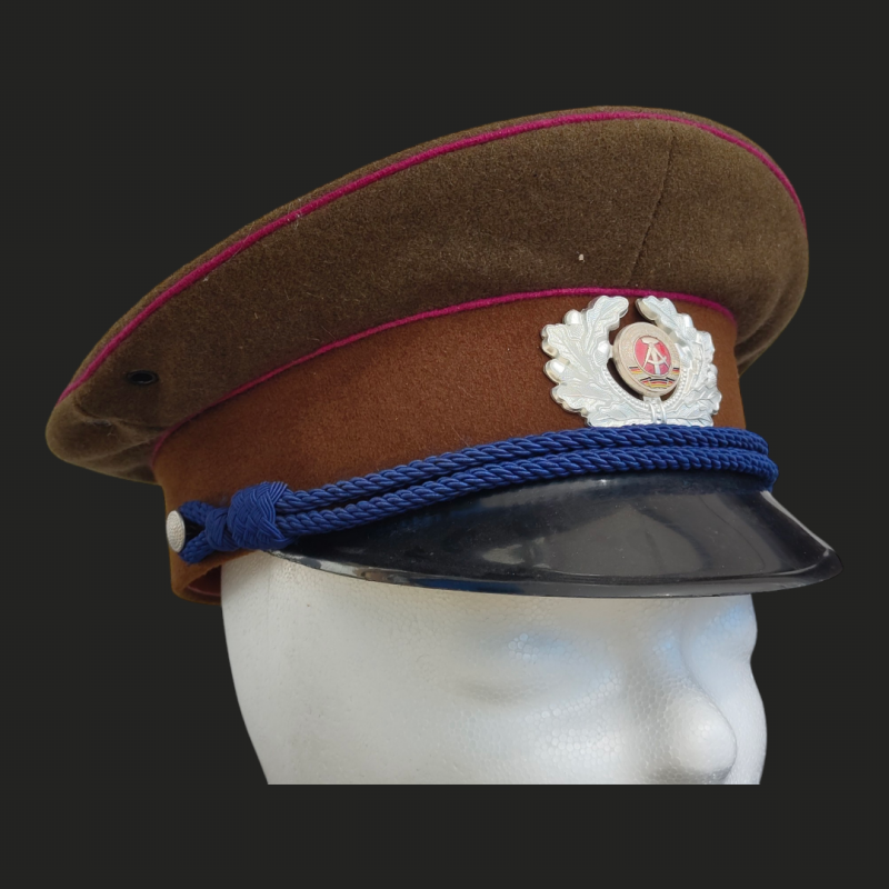 Schirmmütze Mannschaften Unterführer Luftschutz DDR 1969 LS Kopfbedeckung Uniform Mütze Luftschutz Mannschaft Unterführer Sammlerstück Air defense enlisted cap GDR East Germany uniform