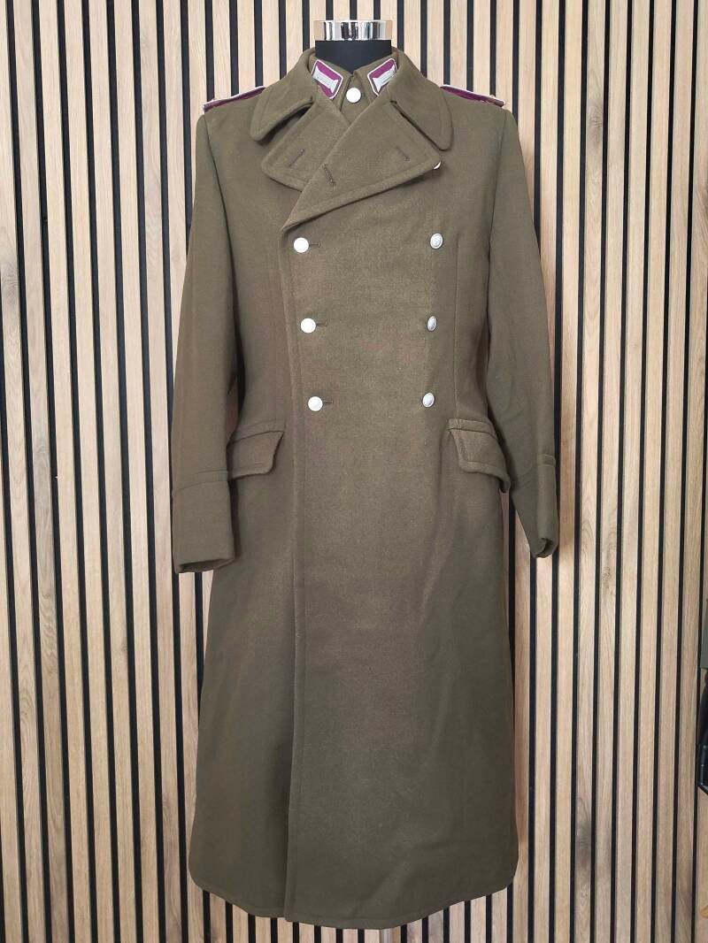 Wintermantel Hauptmann Luftschutz DDR 1962 LS Offizier Mantel Dienstbekleidung Winteruniform Rangabzeichen Sammlerstück Air defense officer overcoat GDR East Germany uniform