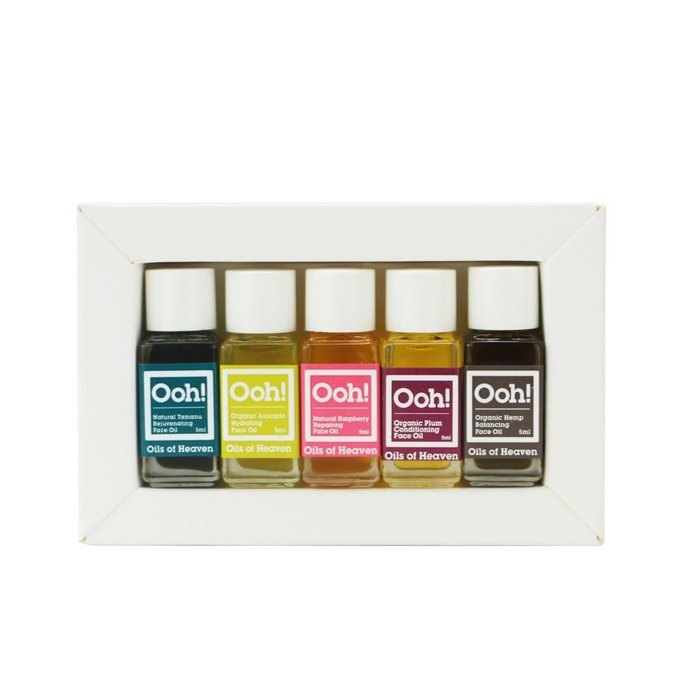 Ooh! - Oils of Heaven Discovery set met gezichtsoliën 5x5ml