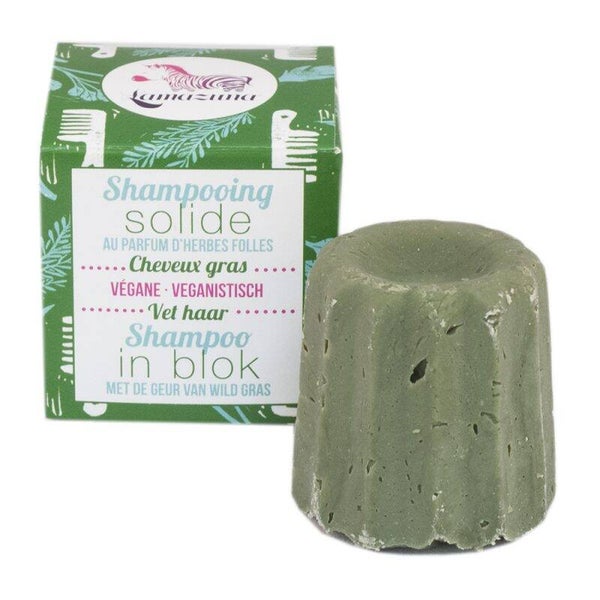 Lamazuna Shampoo Blok - Wild Gras (vet haar)