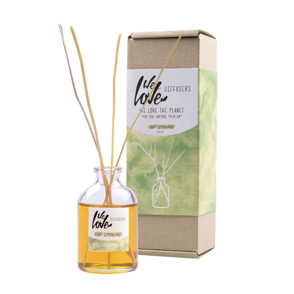 We Love The Planet Diffuser Light Lemongrass 50ml