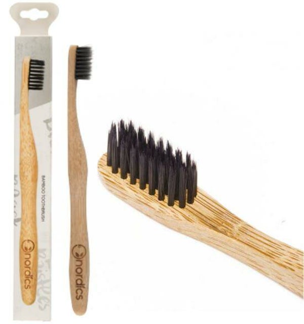 Nordics Bamboe Toothbrush with Charcoal