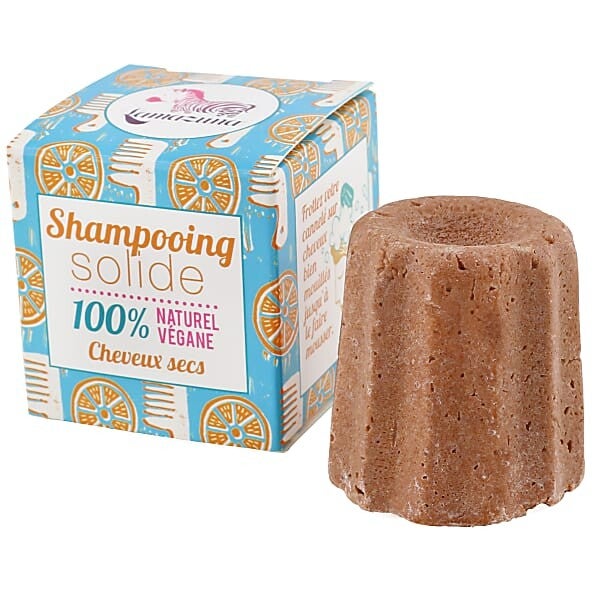 Lamazuna Shampoo Blok - Sinaasappel (droog haar)