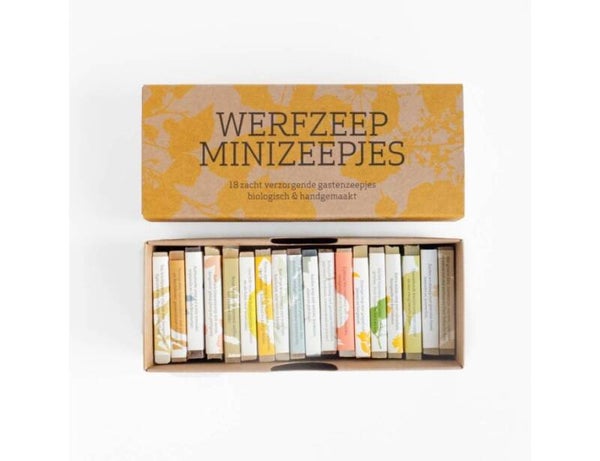 Werfzeep minizeepjes - 18 st.